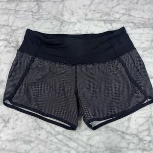 Black and White Athletic Shorts
